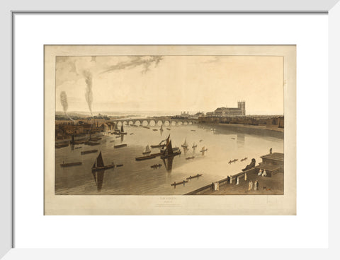 Westminster seen from Somerset House 1805