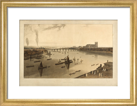 Westminster seen from Somerset House 1805