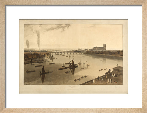 Westminster seen from Somerset House 1805