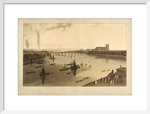 Westminster seen from Somerset House 1805
