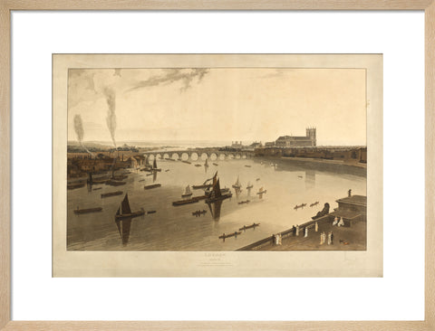 Westminster seen from Somerset House 1805
