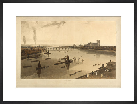 Westminster seen from Somerset House 1805