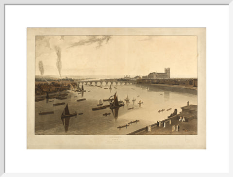 Westminster seen from Somerset House 1805