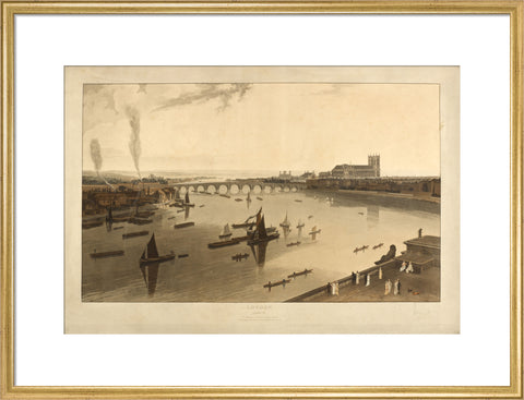 Westminster seen from Somerset House 1805