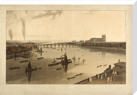 Westminster seen from Somerset House 1805