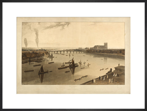 Westminster seen from Somerset House 1805
