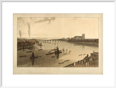 Westminster seen from Somerset House 1805