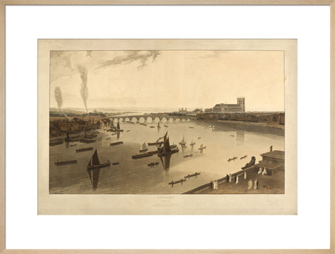 Westminster seen from Somerset House 1805