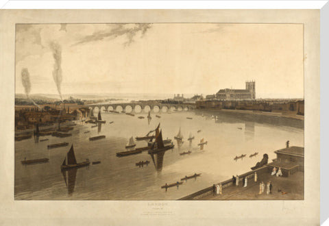 Westminster seen from Somerset House 1805