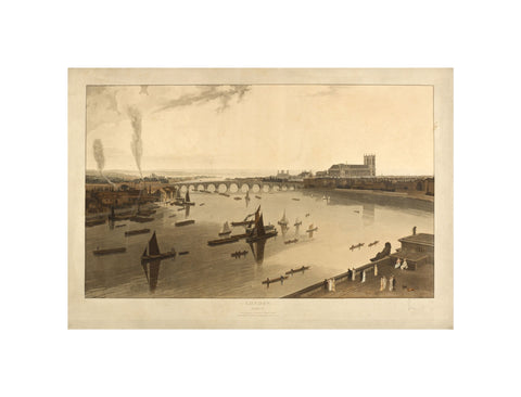 Westminster seen from Somerset House 1805