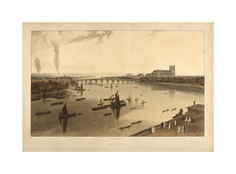 Westminster seen from Somerset House 1805