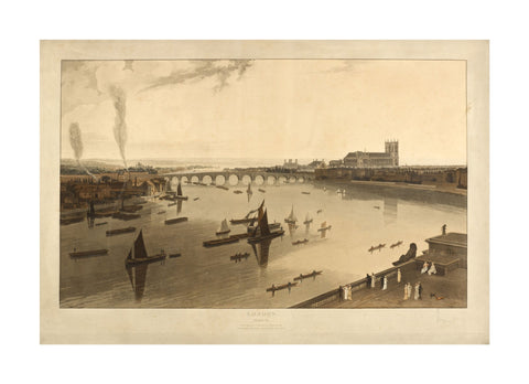 Westminster seen from Somerset House 1805