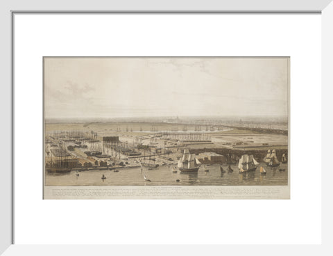 The Commercial Docks at Rotherhithe 1813