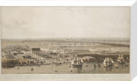 The Commercial Docks at Rotherhithe 1813
