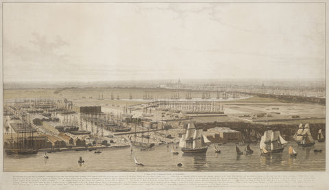 The Commercial Docks at Rotherhithe 1813