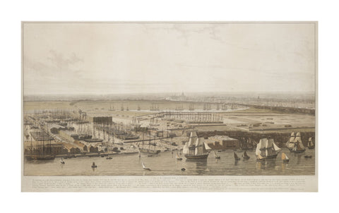 The Commercial Docks at Rotherhithe 1813
