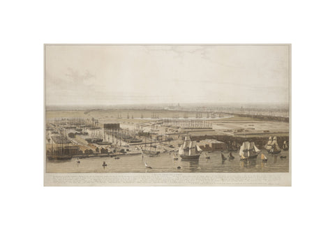 The Commercial Docks at Rotherhithe 1813