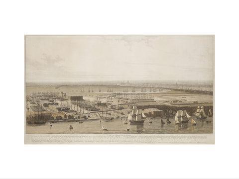 The Commercial Docks at Rotherhithe 1813