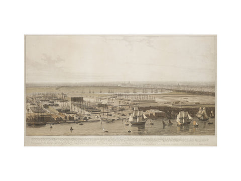The Commercial Docks at Rotherhithe 1813