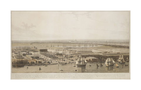 The Commercial Docks at Rotherhithe 1813