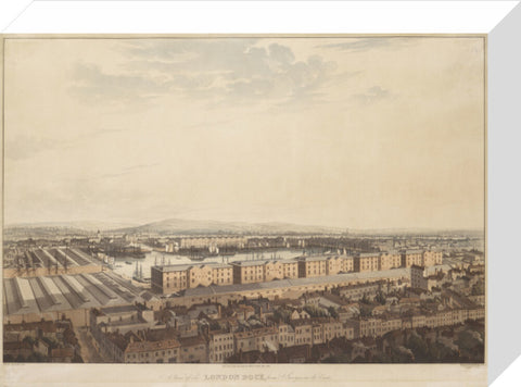 The London Dock from St George's 1816