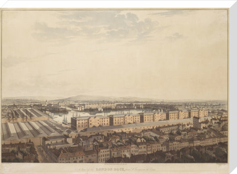 The London Dock from St George's 1816