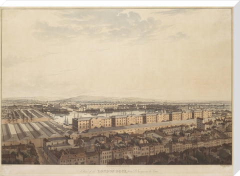 The London Dock from St George's 1816