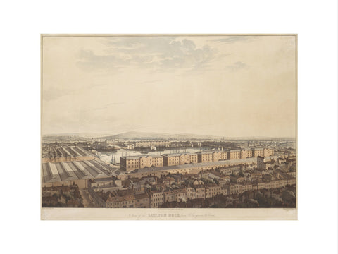 The London Dock from St George's 1816