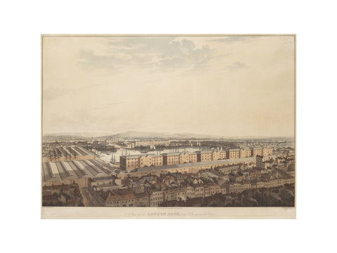 The London Dock from St George's 1816