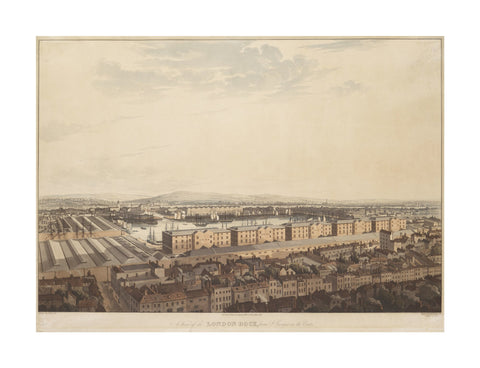 The London Dock from St George's 1816