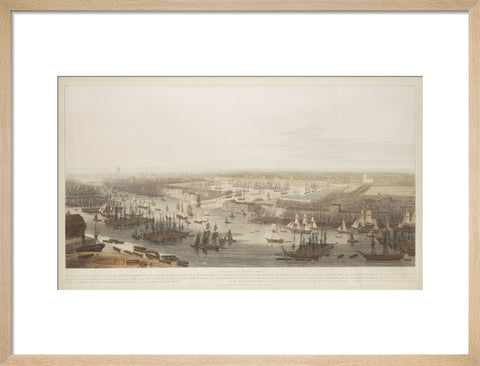 A View of the London Docks 1808