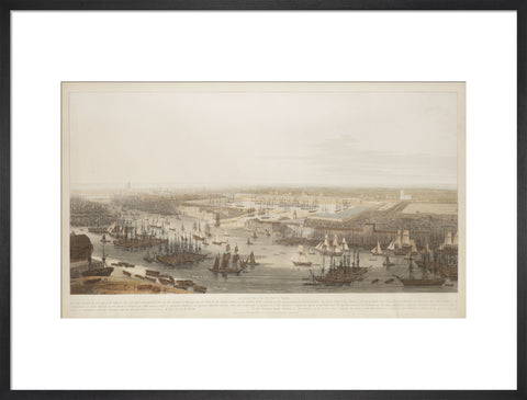 A View of the London Docks 1808