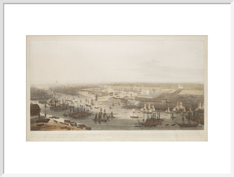 A View of the London Docks 1808