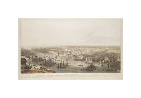 A View of the London Docks 1808
