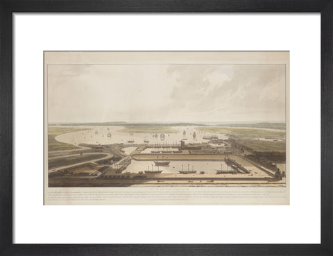 A View of the East India Docks 1808