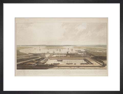 A View of the East India Docks 1808