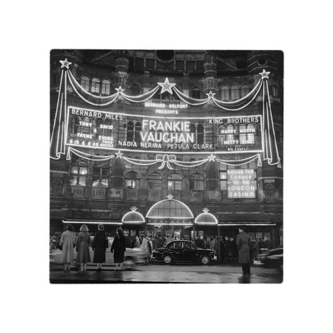 A night shot outside the Palace Theatre 1958
