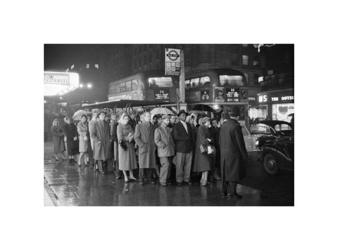Rush Hour in the West End c.1960