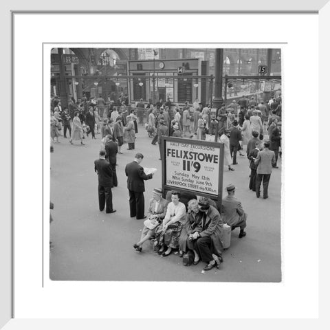 Passengers at Liverpool Street Station 1960