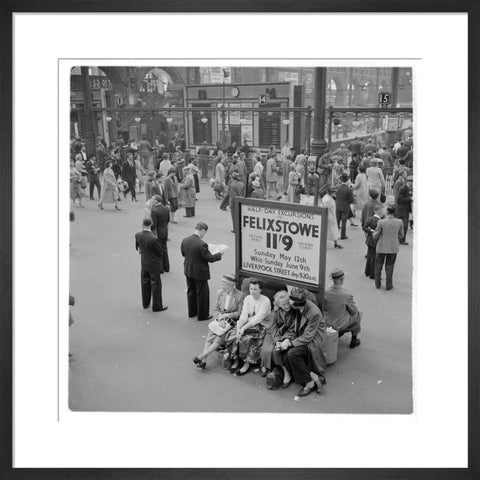 Passengers at Liverpool Street Station 1960