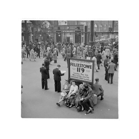 Passengers at Liverpool Street Station 1960