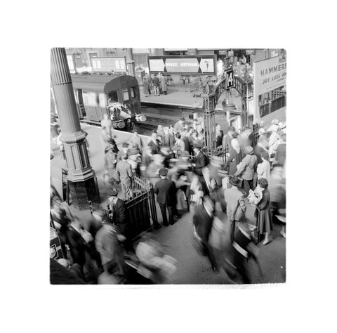 Passengers at Liverpool Street Station 1960