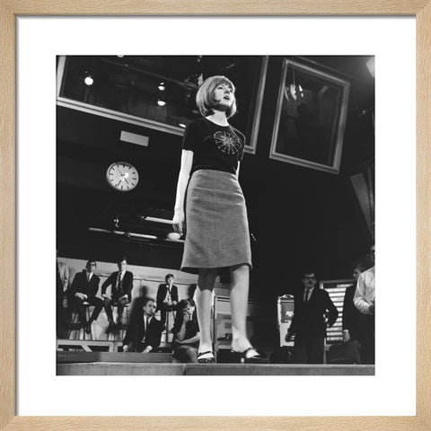 Cilla Black performing on Ready Steady Go 1964
