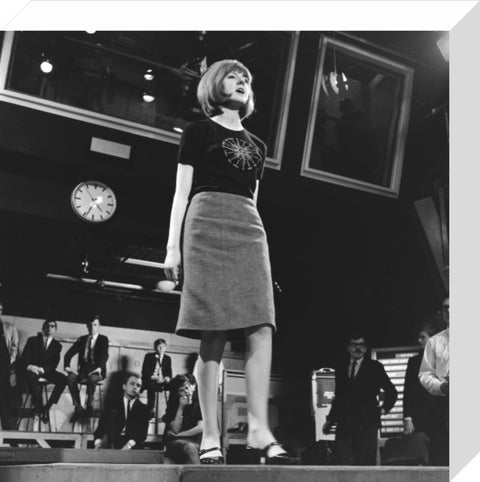 Cilla Black performing on Ready Steady Go 1964