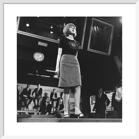 Cilla Black performing on Ready Steady Go 1964