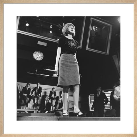 Cilla Black performing on Ready Steady Go 1964