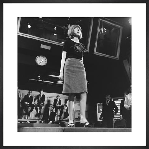 Cilla Black performing on Ready Steady Go 1964