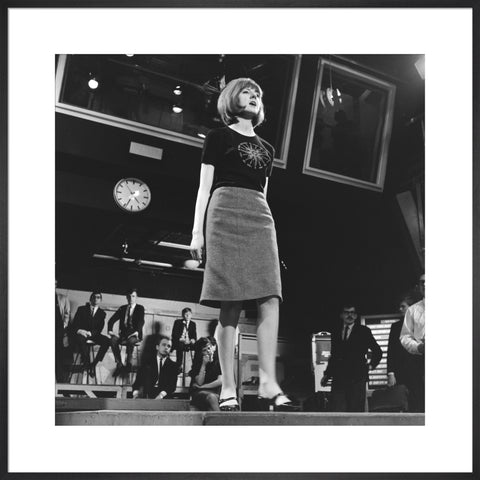 Cilla Black performing on Ready Steady Go 1964