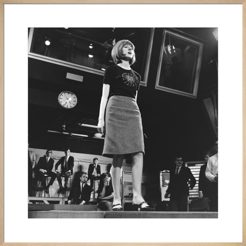 Cilla Black performing on Ready Steady Go 1964
