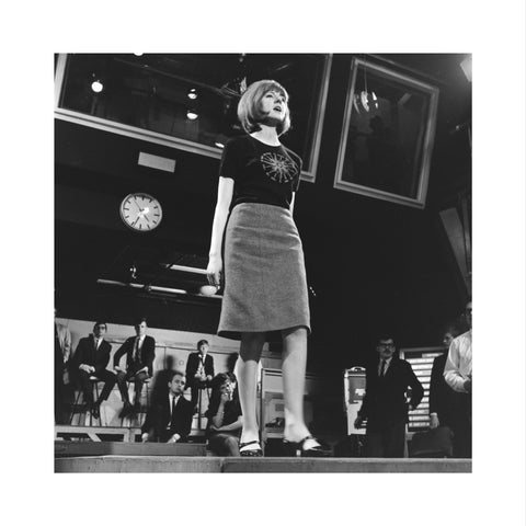 Cilla Black performing on Ready Steady Go 1964